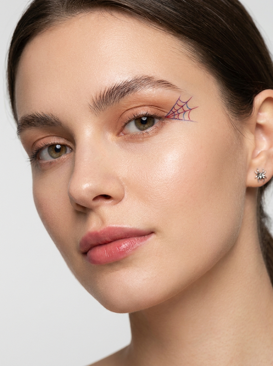 Minimalistisches Spiderman Makeup als Spiderman Makeup Inspiration 2026